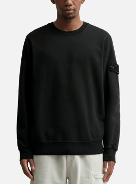 stone sweatshirt 63051石头罗盘徽章基础卫衣秋冬休闲加绒圆领衫