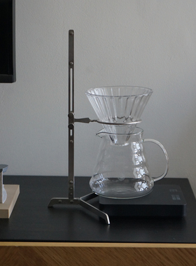 触造 不锈钢咖啡手冲架 可拆卸户外便携 咖啡器具滤杯支撑