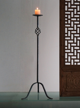 触造TOUGE 花笼镂空烛台 落地挂壁桌面 民宿摆件生活家居