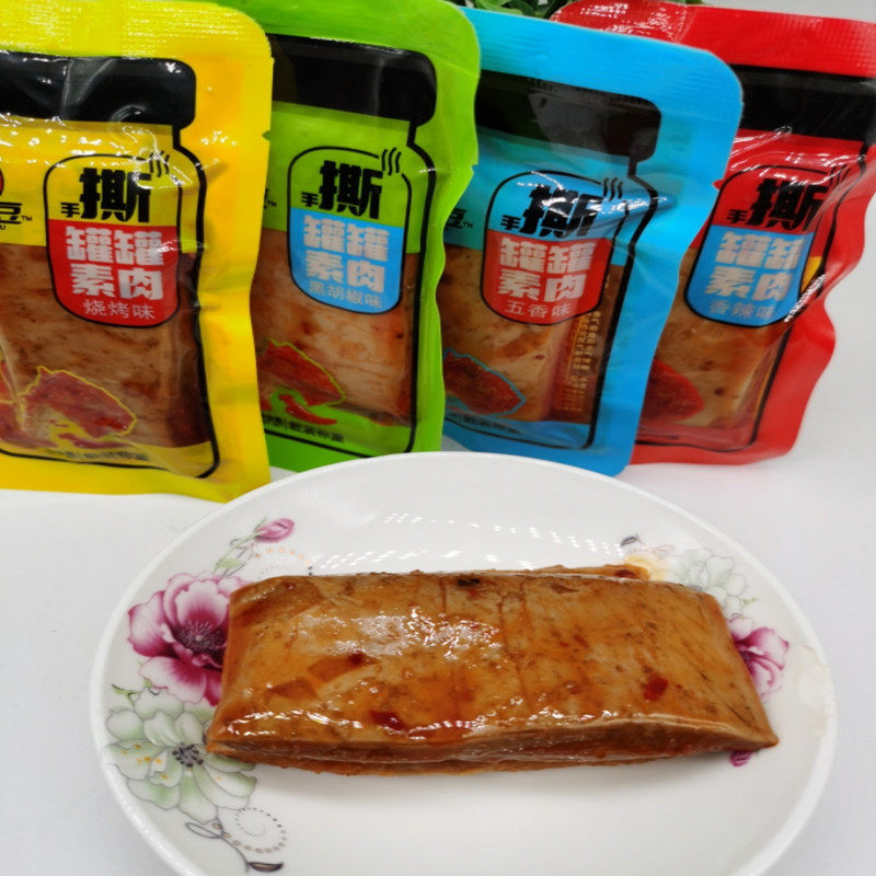 香当豆手撕素肉散装豆干网红抖音休闲即食零食辣片辣条多种口味