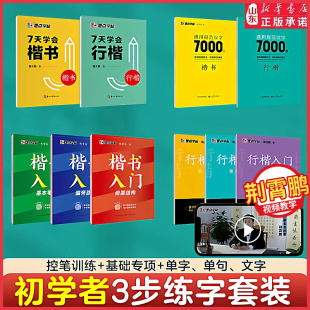 荆霄鹏中小学硬笔楷书临摹练字帖【任选】