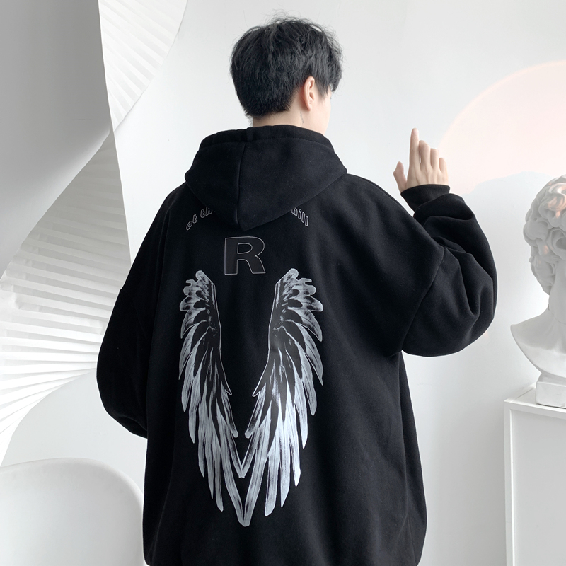 高街美式复古大码宽松潮