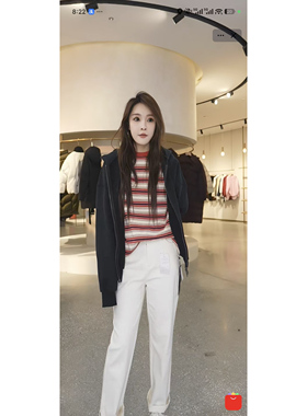 【芳芳力荐】CC-512099   休闲宽松纯棉黑色连帽卫衣外套