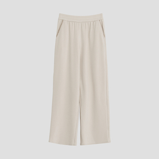 512116 秋冬新款 厚款 树林送福利 松紧腰长裤 女装 长裤 休闲裤