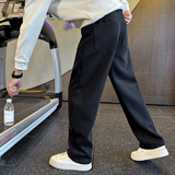 男士加绒卫裤冬季休闲直筒裤C207-70013-P68控98加绒P75，男装休闲裤，电商C207