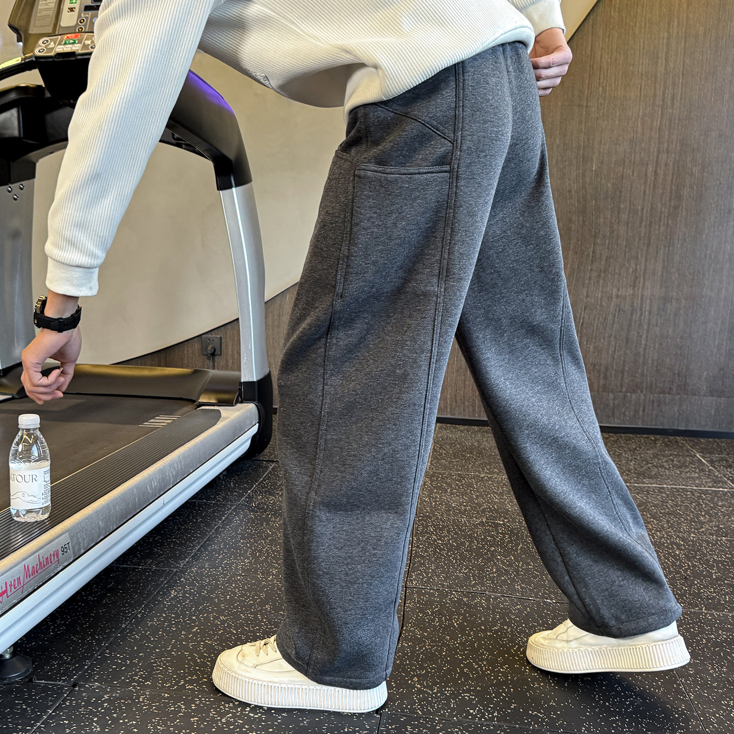 冬季男士新款卫裤拼接休闲直筒裤C207-Z-29-P69控99，男装休闲裤，电商C207