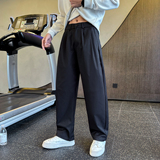 2025秋冬休闲裤男士纯色直筒裤C207-5921-P59控89，男装休闲裤，电商C207