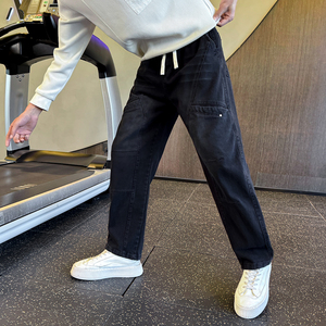 秋冬新款男士直筒裤水洗纯棉休闲裤 C207-1165-P75控105，男装休闲裤，电商C207