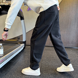 2025冬季男士休闲裤针织卫裤直筒裤C207-5072-P68控98，男装休闲裤，电商C207
