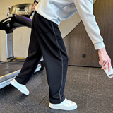 2025男士卫裤冬季新款针织休闲直筒裤C207-1129-P59控89，男装休闲裤，电商C207