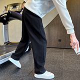 男士加绒卫裤冬季休闲直筒裤C207-70013-P68控98加绒P75，男装休闲裤，电商C207