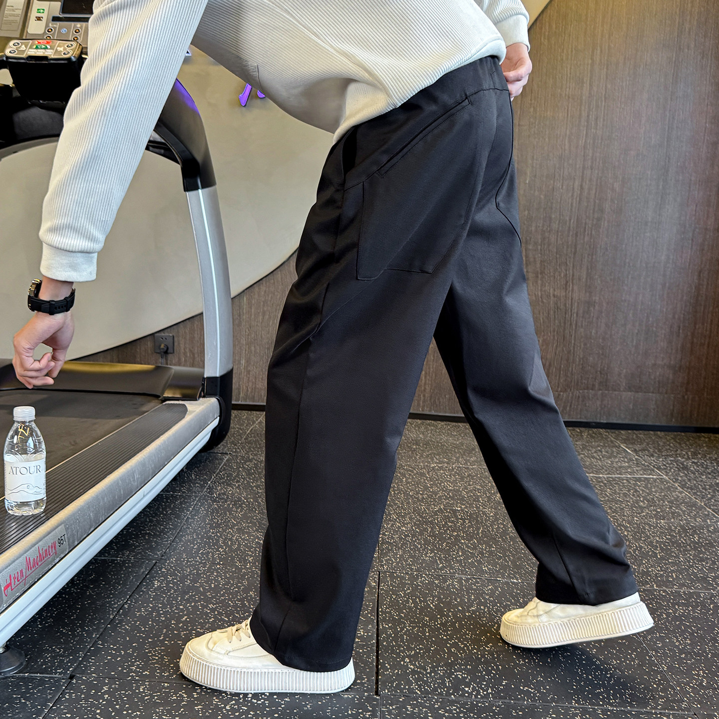 2025秋冬休闲裤男士纯色直筒裤C207-5921-P59控89，男装休闲裤，电商C207