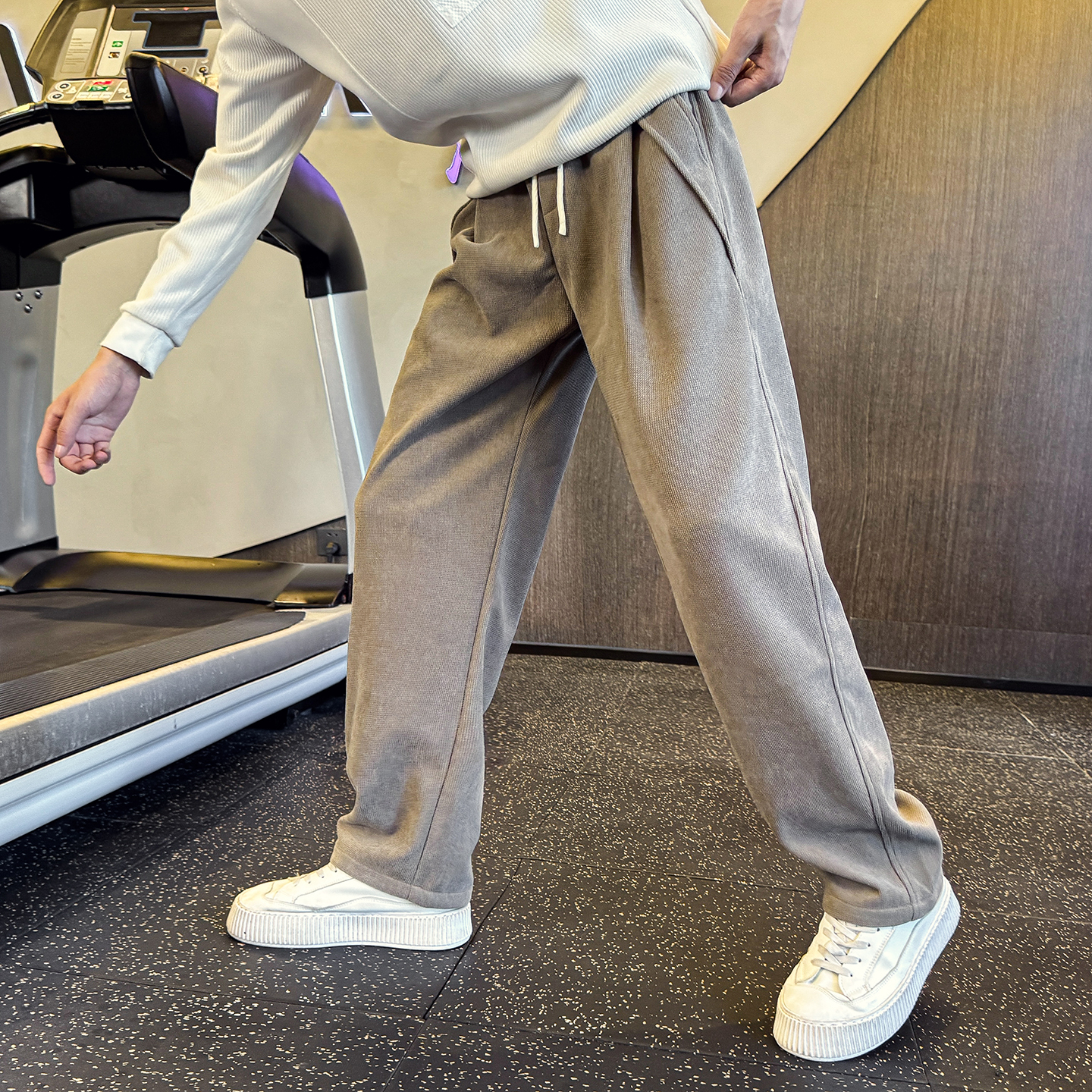 秋冬新款休闲裤男士厚款直筒裤C207-5065-P65控95，男装休闲裤，电商C207