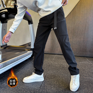 冬季加绒男士休闲裤三防软壳冲锋裤 C207-3901-P78控108加绒P85，男装卫衣，电商C207