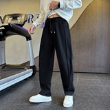 冬季新款男士卫裤针织休闲弯刀直筒裤C207-1118-P65控95，男装休闲裤，电商C207