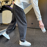 2025冬季男士休闲裤针织卫裤直筒裤C207-5072-P68控98，男装休闲裤，电商C207