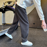 冬季加绒卫裤针织休闲男士直筒裤C207-K101-P65控95加绒P72，男装休闲裤，电商C207