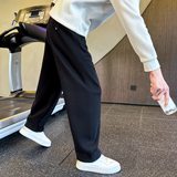 男士冬季新款加绒卫裤休闲直筒裤C207-1169-P68控98，男装休闲裤，电商C207