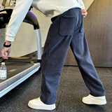 男士冬季加绒休闲裤纯色直筒裤C207-5085-P69控99，男装卫衣，电商C207