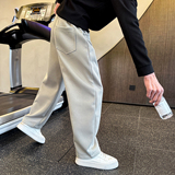 冬季新款卫裤男士针织休闲运动直筒裤C207-1130-P65控95，男装休闲裤，电商C207