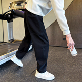 冬季加绒休闲裤男士针织卫裤直筒裤C207-5081-P75控105，男装休闲裤，电商C207