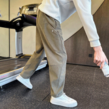 冬季新款加绒休闲裤男士直筒裤C207-70017-P68控98，男装卫衣，电商C207