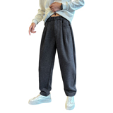 2025冬季男士休闲裤针织卫裤直筒裤C207-5072-P68控98，男装休闲裤，电商C207