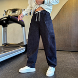 冬季加绒男士休闲裤宽松直筒裤弯刀裤C207-70020-P79控109，男装卫衣，电商C207