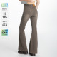 美式 显瘦百搭长裤 复古微喇牛仔裤 无腰头水洗修身 女2025新款 ABMY