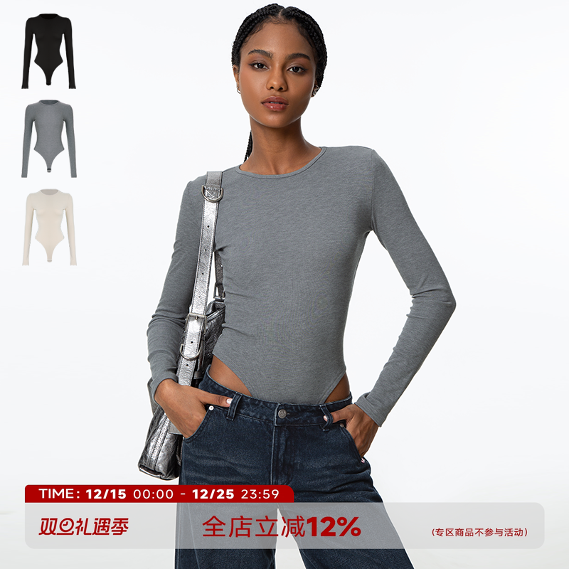 内搭万金油加绒针织打底衫