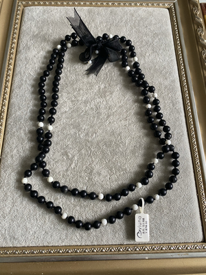 青岛饰品长款双层叠戴天然石项链不退换 5.60