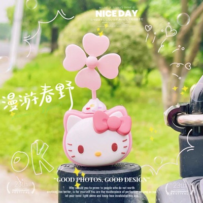 正版玉桂狗电动车装饰物美乐蒂女生卡通车载摆件电瓶车装饰品