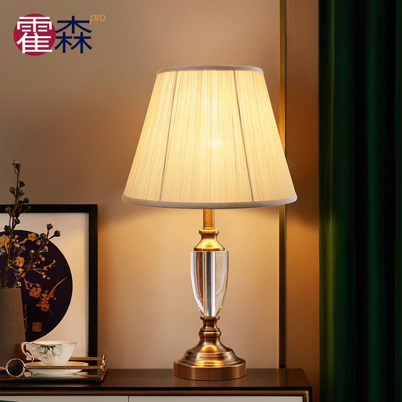 欧式台灯创意温馨婚房客厅书房简约美式怀旧复古装饰卧室床头灯具