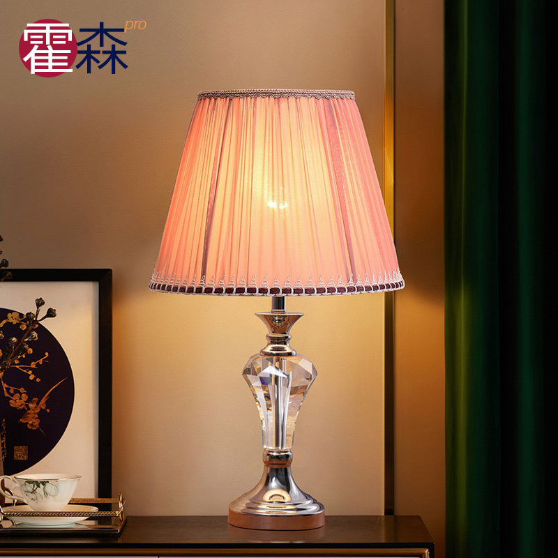 北欧ins少女卧室床头台灯温馨创意浪漫婚房公主粉色现代小床头灯