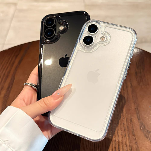 适用苹果17手机壳透明高级感iPhone17promax新款17pro镜头全包16防摔15超薄14硅胶13的男女款简约plus好看air