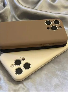 高级感适用苹果15手机壳新款iPhone16promax磨砂13/14p肤感肥皂tpu纯色12promax简约11全包15pro防摔保护软套
