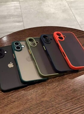 肤感磨砂适用苹果16手机壳新款iPhone15/14透明13保护套16promax全包12男士11防摔plus高级感15pro女pm硅胶ip