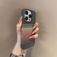 撞色碳钎维纹理适用苹果16promax手机壳超薄iPhone15/14Pro防滑保护套13po高档12简约防摔ip16全包大孔男女款