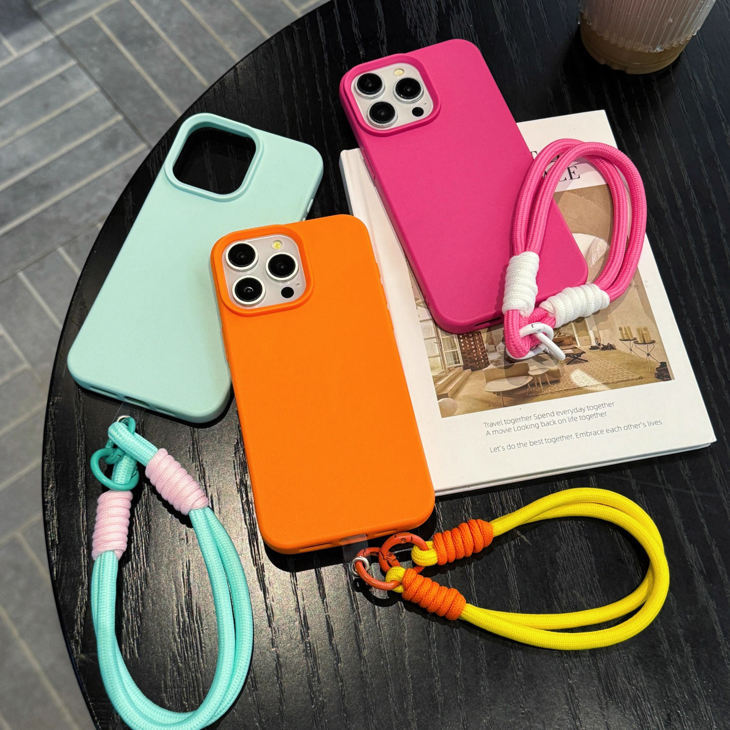 挂绳手机壳适用苹果16手机壳iphone15promax新款简约纯色保护套14男女13硅胶软壳12高级感11防摔plus荔枝皮纹