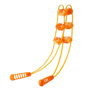 拉背条按摩器肩颈椎背部疏通经络滚珠后背手动滚轮滚球神器多功能