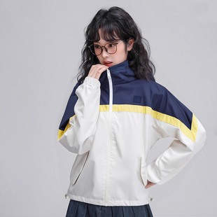 潮流宽松舒适连帽外套上衣AFDV958 李宁女子运动风衣2025春季