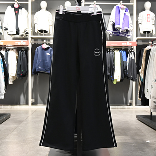 男女童阔腿保暖舒适卫裤 新款 YKLV168 网球系列2025冬季 李宁运动裤