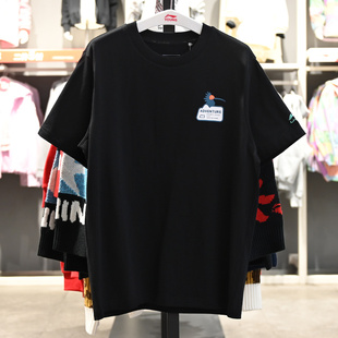 文化衫 男大童休闲舒适柔软简洁短袖 YHSW025 新款 李宁T恤2026夏季