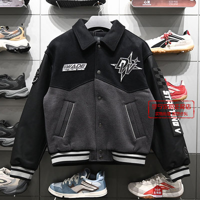 李宁休闲宽松棉服外套