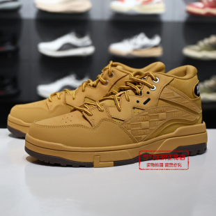 李宁惟吾男女同款加绒保暖经典休闲鞋2025冬季新品板鞋AGCV379