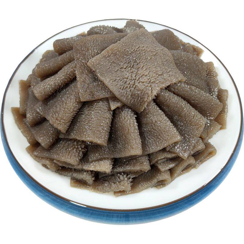 白黑色魔芋素毛肚纯素食凉拌麻辣烫串串烧烤配菜涮火锅食材商用