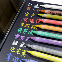 丙烯马克笔手工diy相册用笔不断墨涂鸦笔画画用笔绘画笔配件工具
