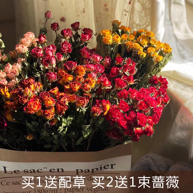 多头玫瑰云南天然干花