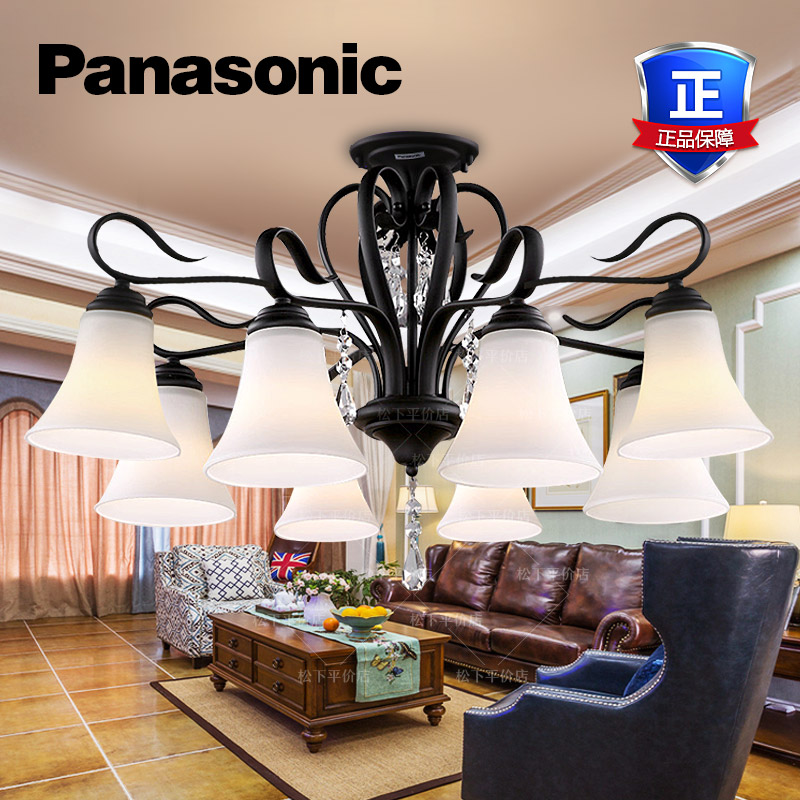 松下美式乡村风卧室灯