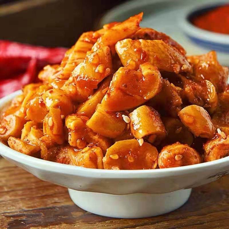 农家麻辣萝卜干开胃咸下饭丁贵州毕节陈二平酱腌菜嘎嘣脆320g包邮